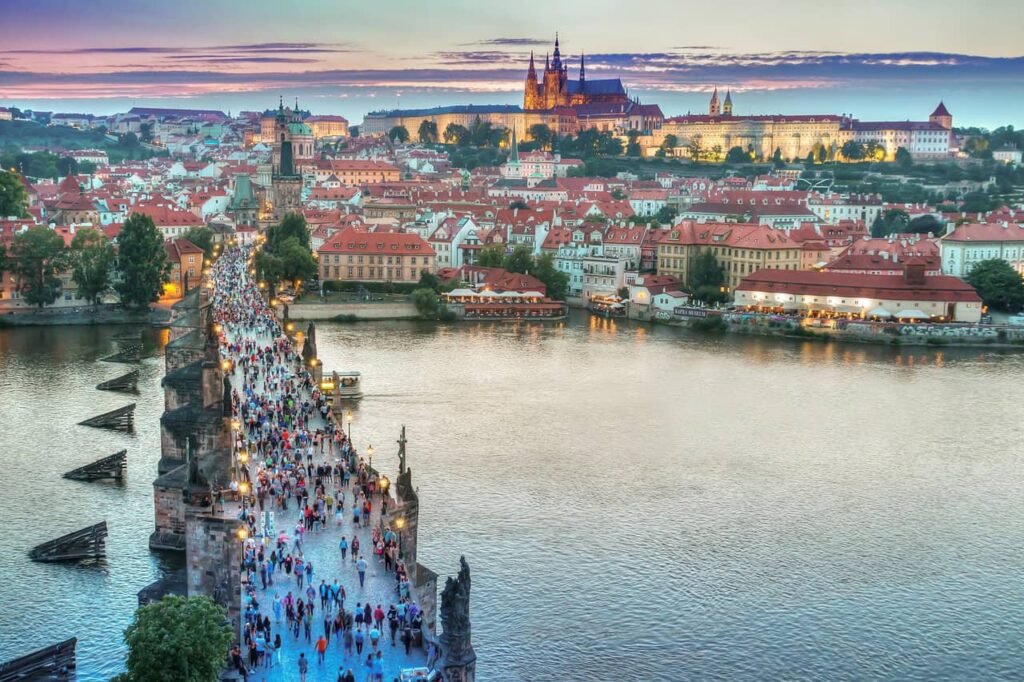 A view of Charles Bridge
