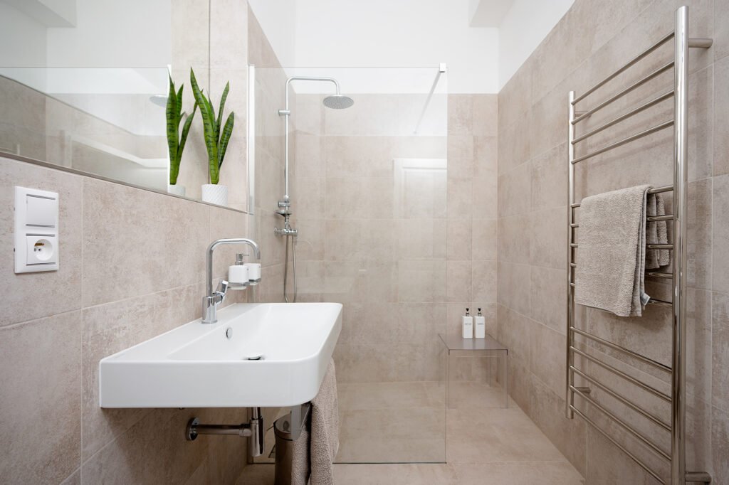 Bathroom in airbnb apartment