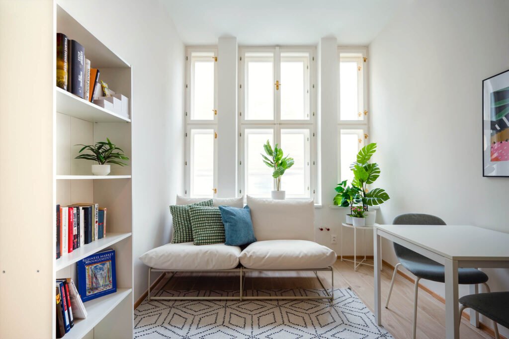 Living room in Airbnb