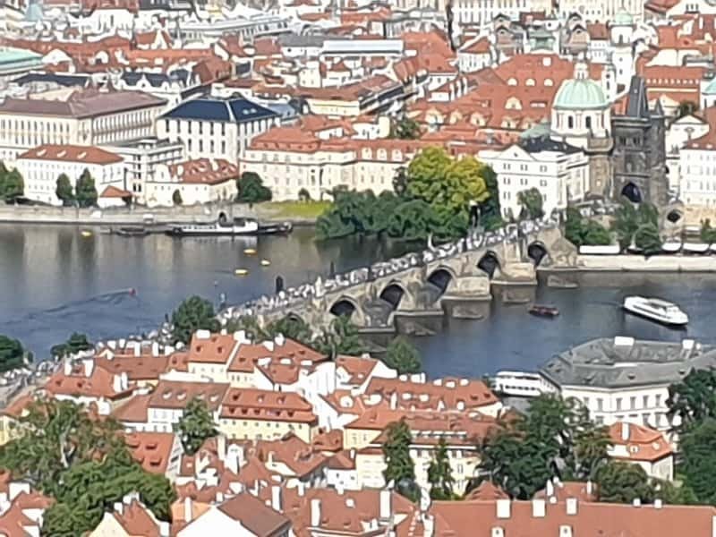 A view of Prague from Petřín